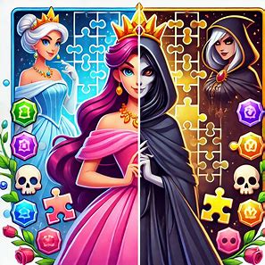 Incredible Princesses and Villains Puzzle